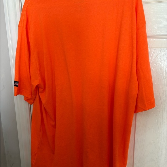 Men's Dickies Cool and Dry Easy vis Orange Shirt - Picture 5 of 6